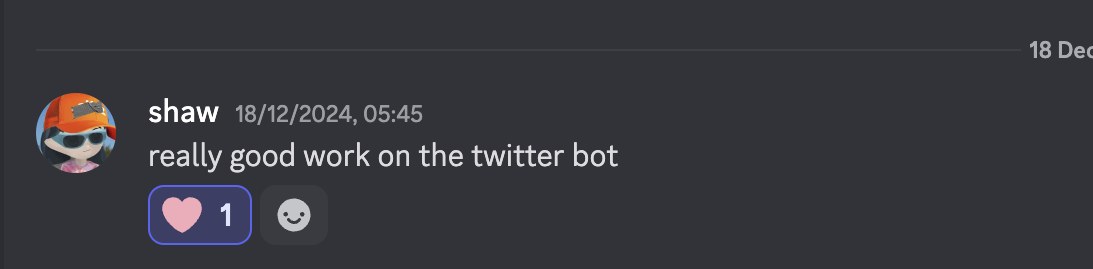 Shaw Walters: really good work on the twitter bot